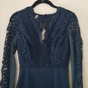 Lace mini dress